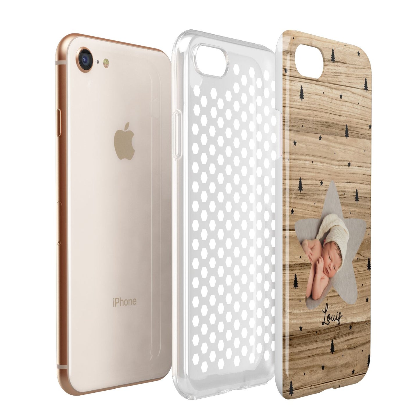 Baby Photo Upload Apple iPhone 7 8 3D Tough Case Expanded View