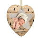 Baby Photo Upload Heart Decoration Side Angle