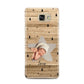 Baby Photo Upload Samsung Galaxy A7 2016 Case on gold phone