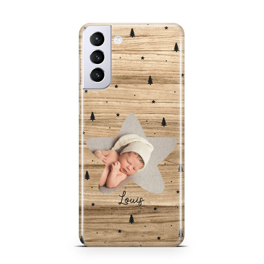 Baby Photo Upload Samsung S21 Plus Phone Case