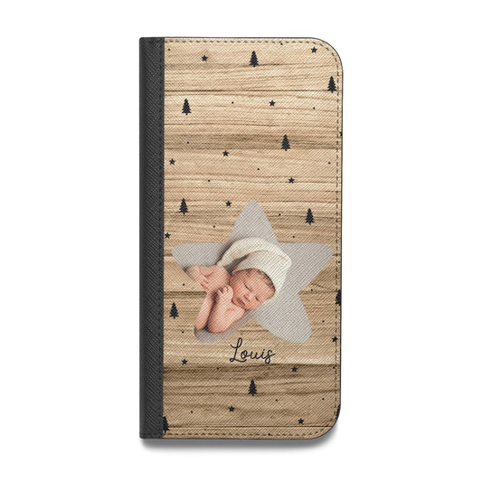 Baby Photo Upload Vegan Leather Flip Samsung Case