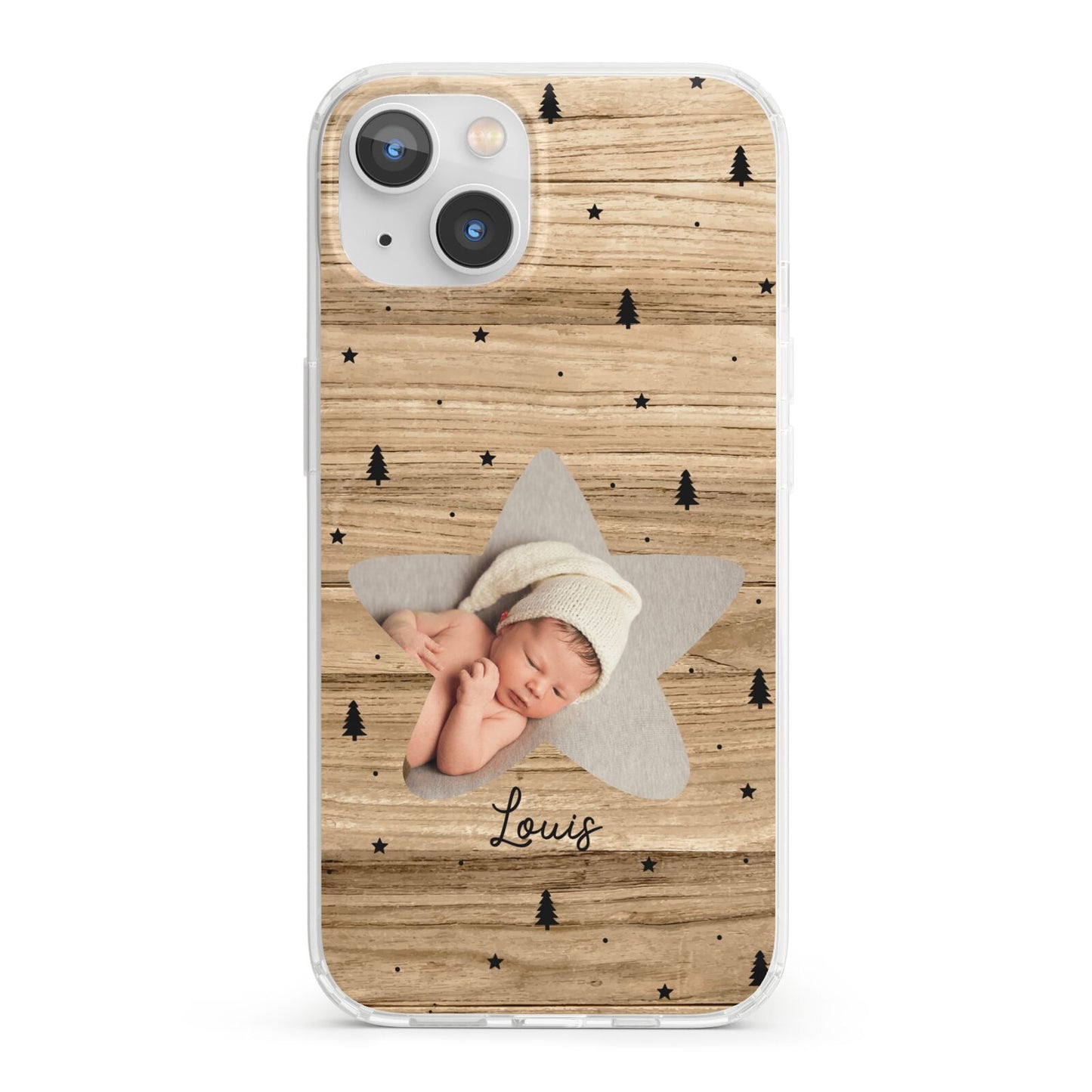 Baby Photo Upload iPhone 13 Clear Bumper Case