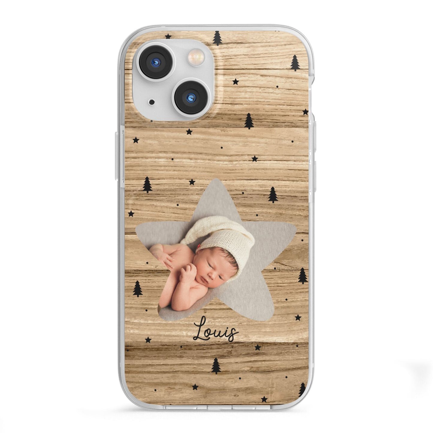 Baby Photo Upload iPhone 13 Mini TPU Impact Case with White Edges