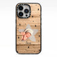Baby Photo Upload iPhone 13 Pro Black Impact Case on Silver phone