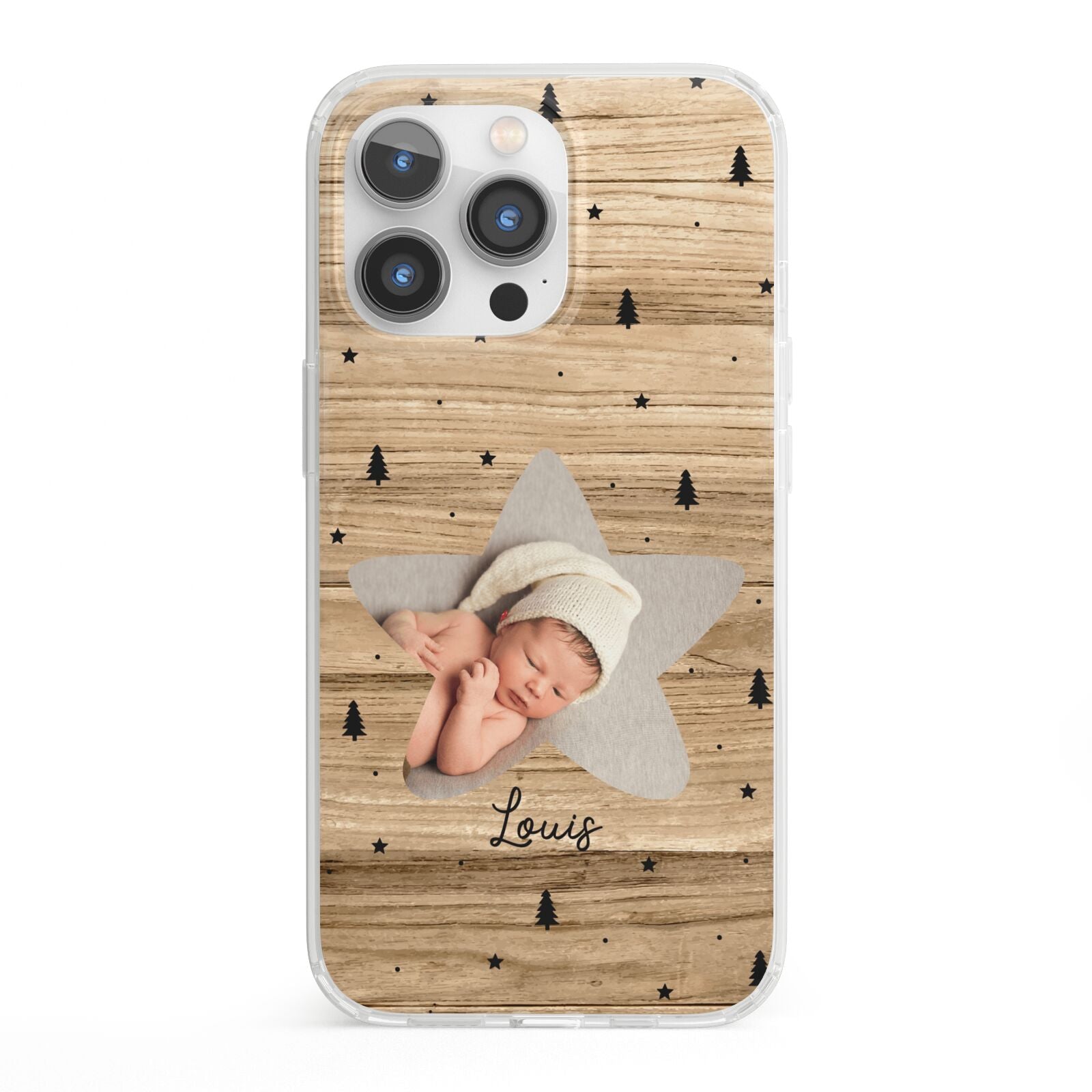 Baby Photo Upload iPhone 13 Pro Clear Bumper Case