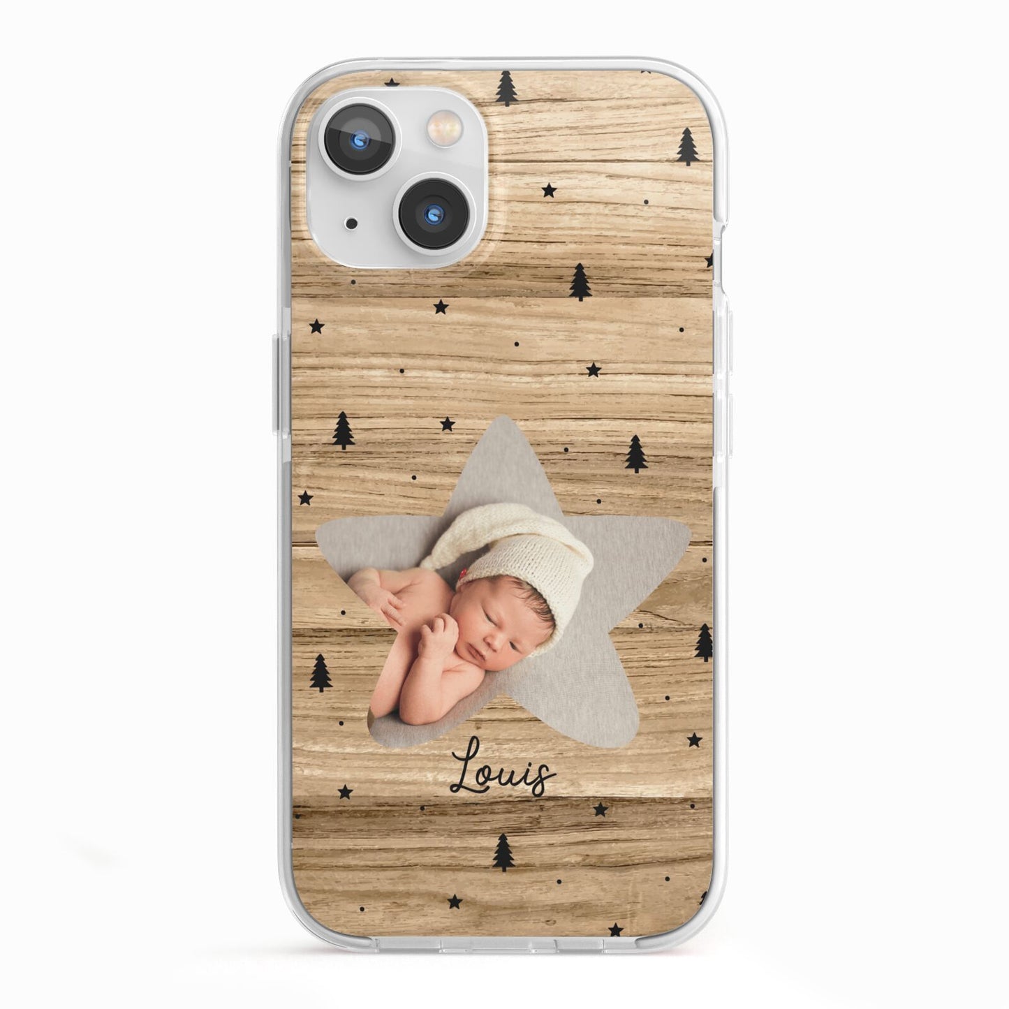 Baby Photo Upload iPhone 13 TPU Impact Case with White Edges