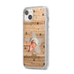 Baby Photo Upload iPhone 14 Plus Glitter Tough Case Starlight Angled Image