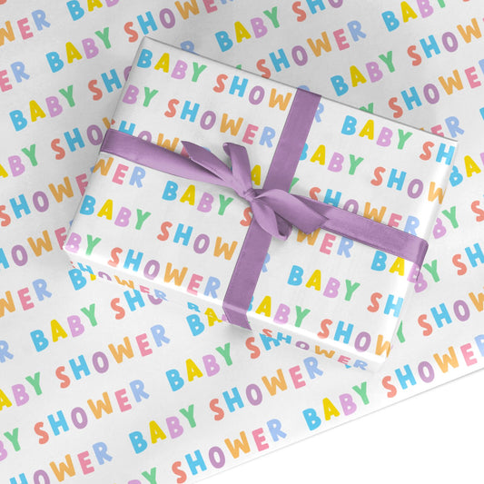 Baby Shower Custom Wrapping Paper