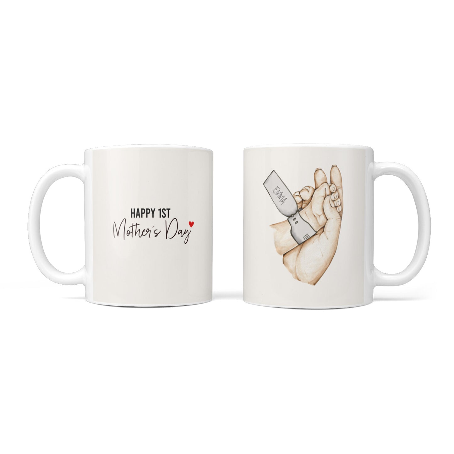 Baby s Hands First Mothers Day 10oz Mug Alternative Image 3