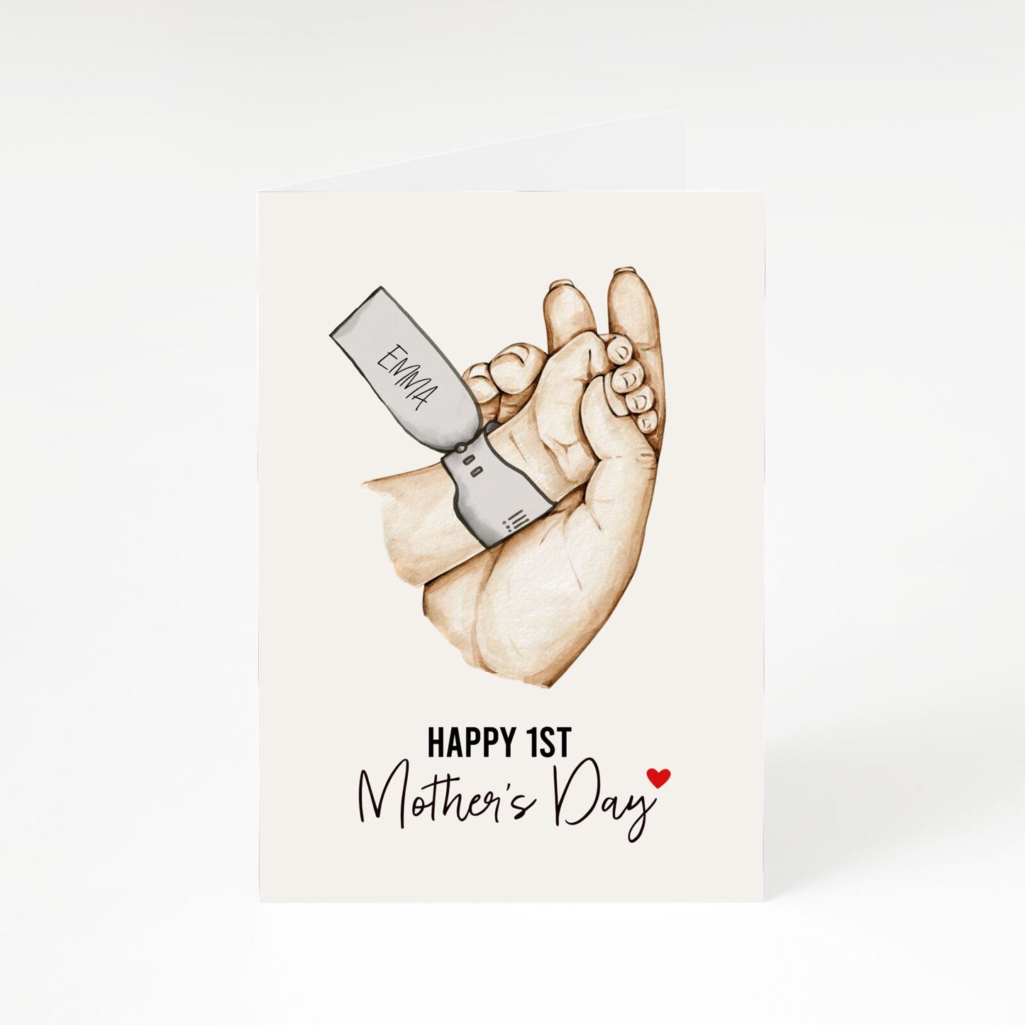 Baby s Hands First Mothers Day A5 Greetings Card