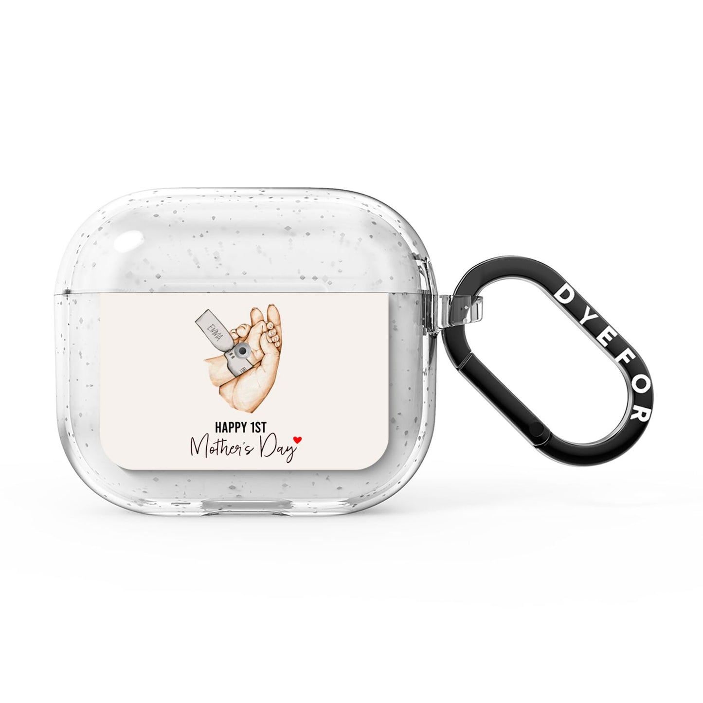 Baby s Hands First Mothers Day AirPods Glitter Case 3rd Gen