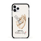 Baby s Hands First Mothers Day Apple iPhone 11 Pro in Silver with Black Impact Case