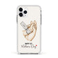 Baby s Hands First Mothers Day Apple iPhone 11 Pro in Silver with White Impact Case