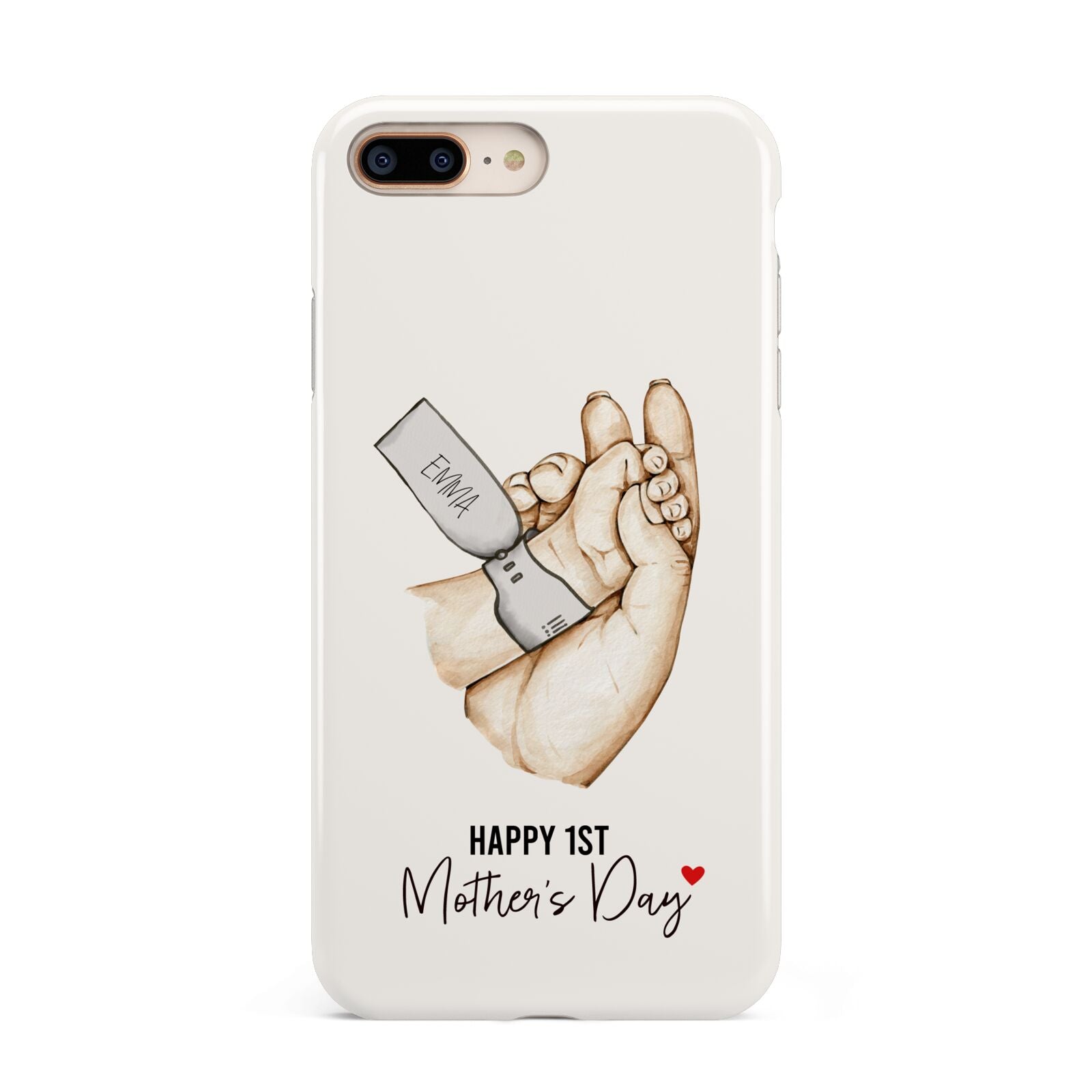 Baby s Hands First Mothers Day Apple iPhone 7 8 Plus 3D Tough Case
