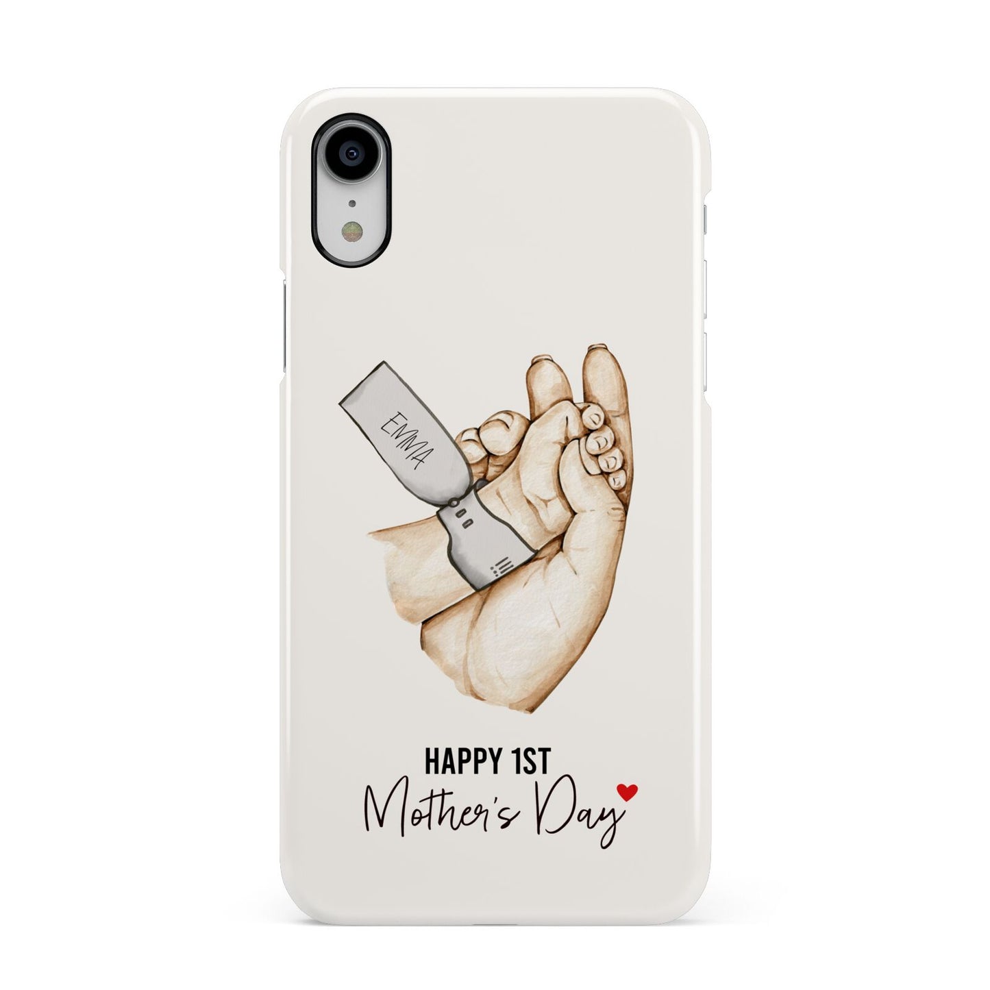 Baby s Hands First Mothers Day Apple iPhone XR White 3D Snap Case