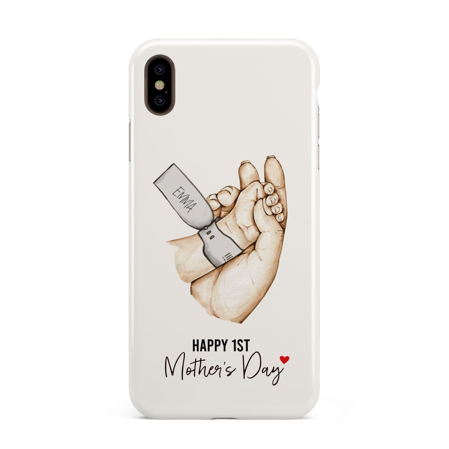 Baby s Hands First Mothers Day Apple iPhone Xs Max 3D Tough Case