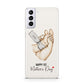 Baby s Hands First Mothers Day Samsung S21 Plus Phone Case
