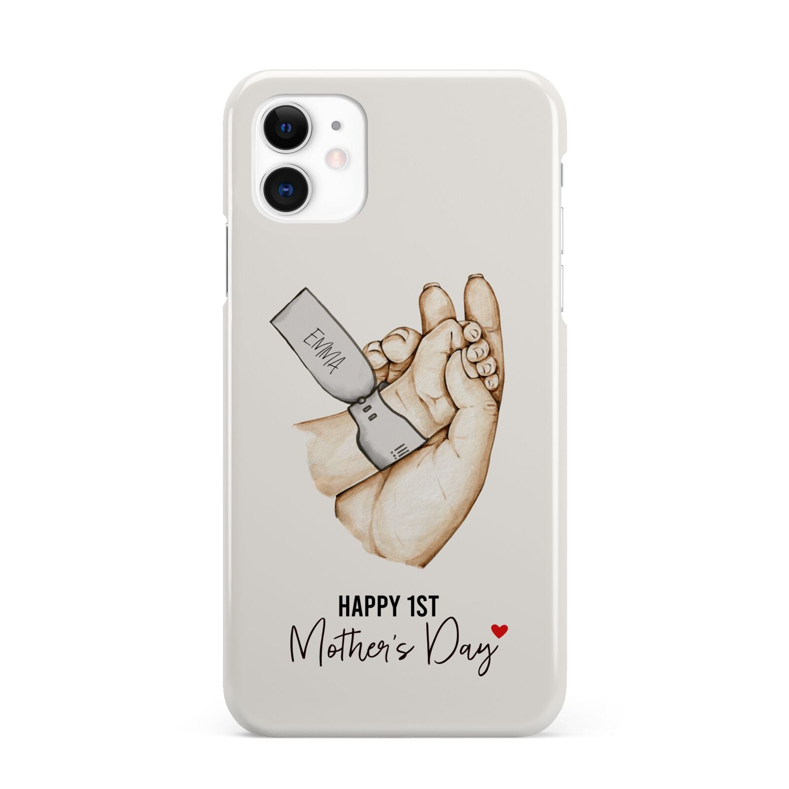 Baby s Hands First Mothers Day iPhone 11 3D Snap Case