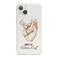 Baby s Hands First Mothers Day iPhone 13 Clear Bumper Case
