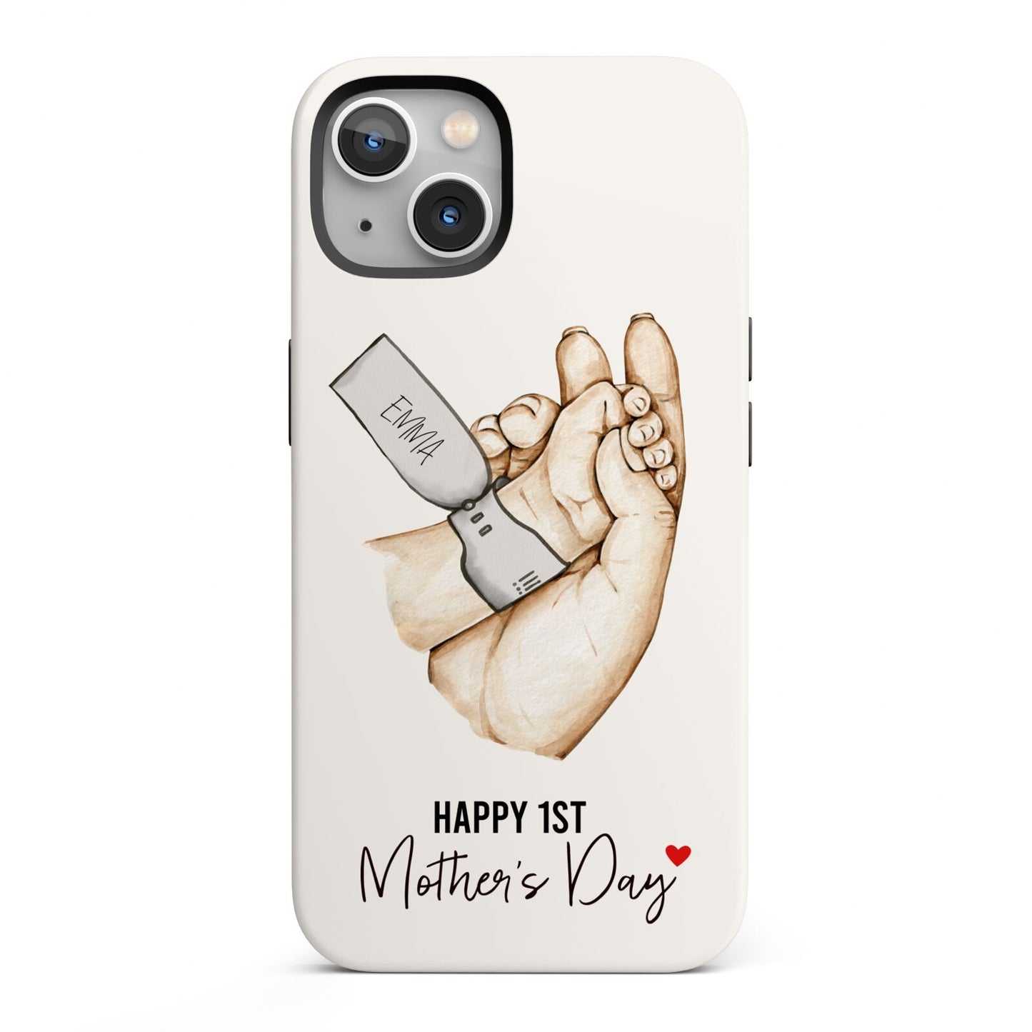 Baby s Hands First Mothers Day iPhone 13 Full Wrap 3D Tough Case