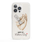 Baby s Hands First Mothers Day iPhone 13 Pro Clear Bumper Case