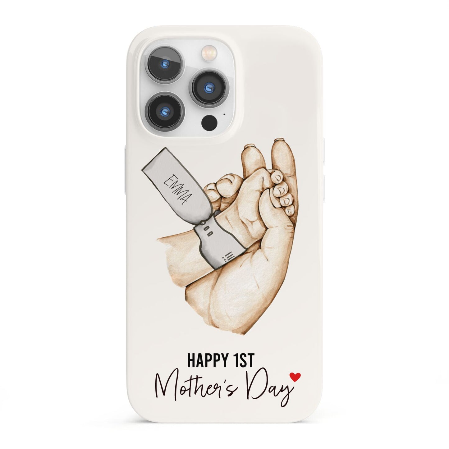Baby s Hands First Mothers Day iPhone 13 Pro Full Wrap 3D Snap Case