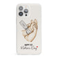Baby s Hands First Mothers Day iPhone 13 Pro Max Clear Bumper Case