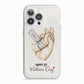 Baby s Hands First Mothers Day iPhone 13 Pro TPU Impact Case with White Edges