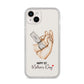 Baby s Hands First Mothers Day iPhone 14 Plus Clear Tough Case Starlight