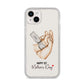 Baby s Hands First Mothers Day iPhone 14 Plus Glitter Tough Case Starlight