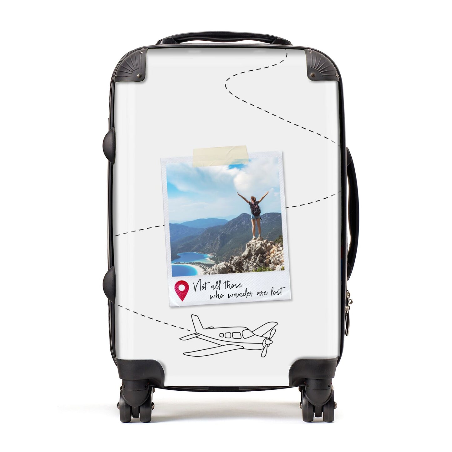 Backpacker Photo Upload Personalised Suitcase