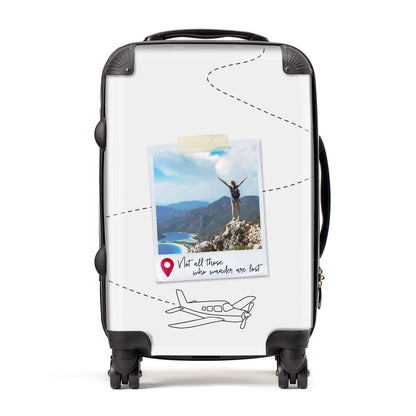 Backpacker Photo Upload Personalised Suitcase