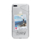 Backpacker Photo Upload Personalised iPhone 7 Plus Bumper Case on Silver iPhone