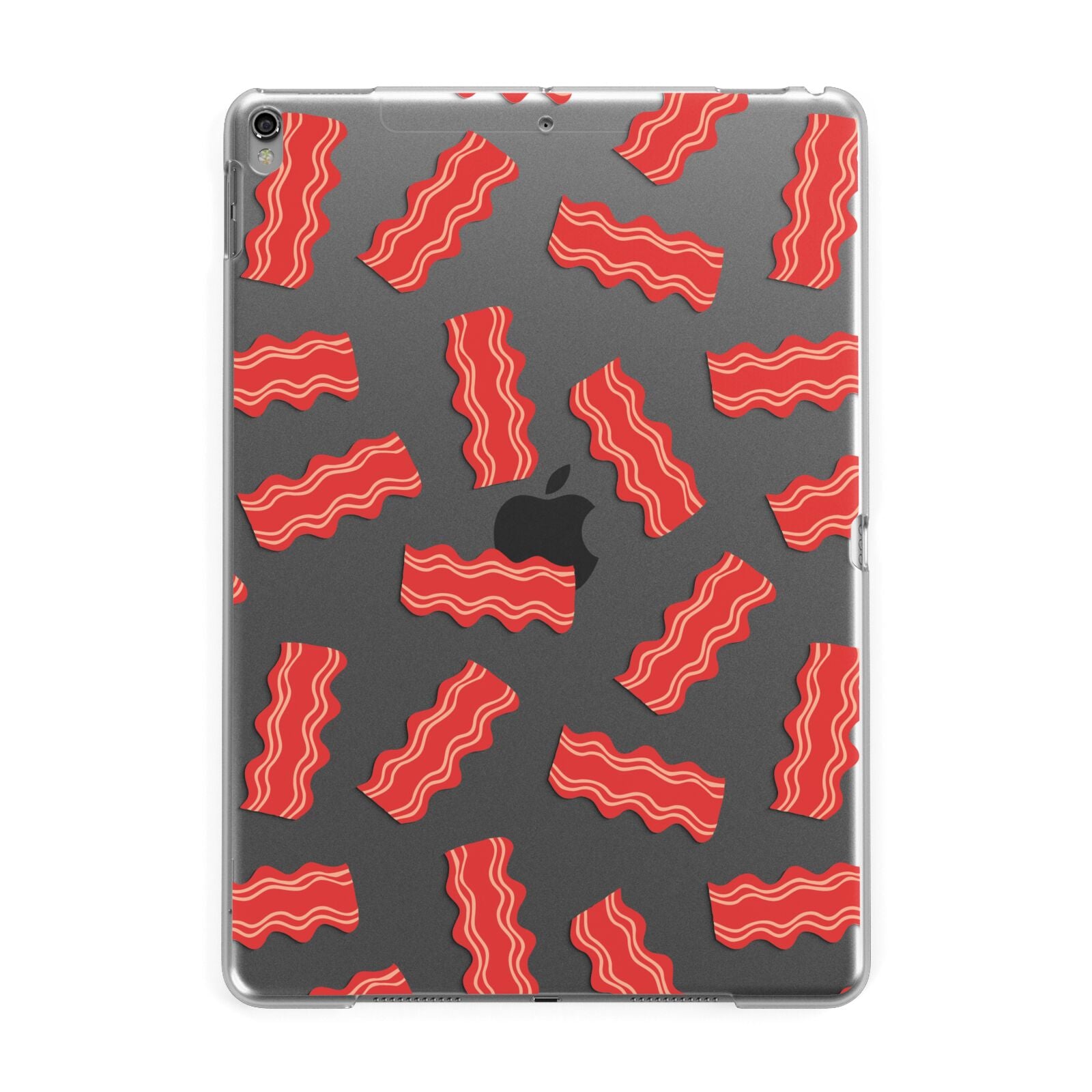 Bacon Apple iPad Grey Case