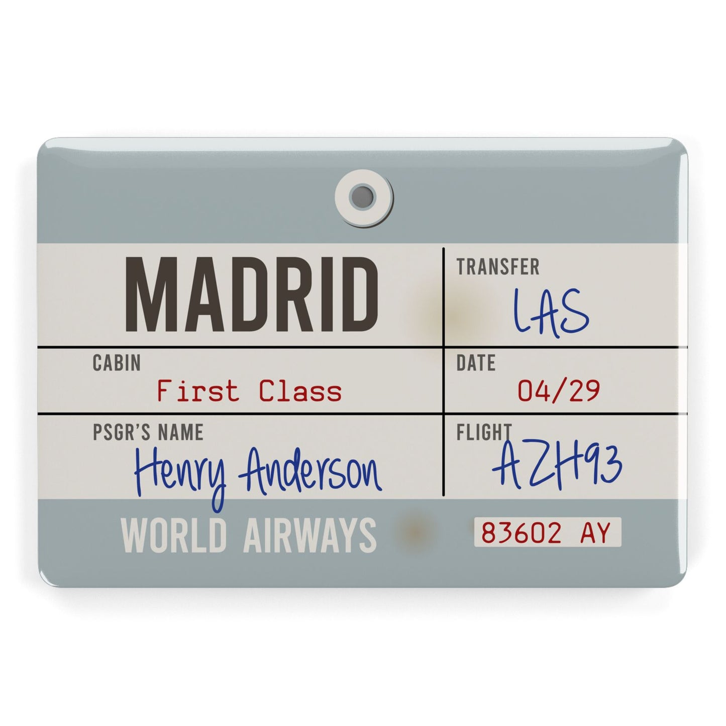 Baggage Tag Apple MacBook Case