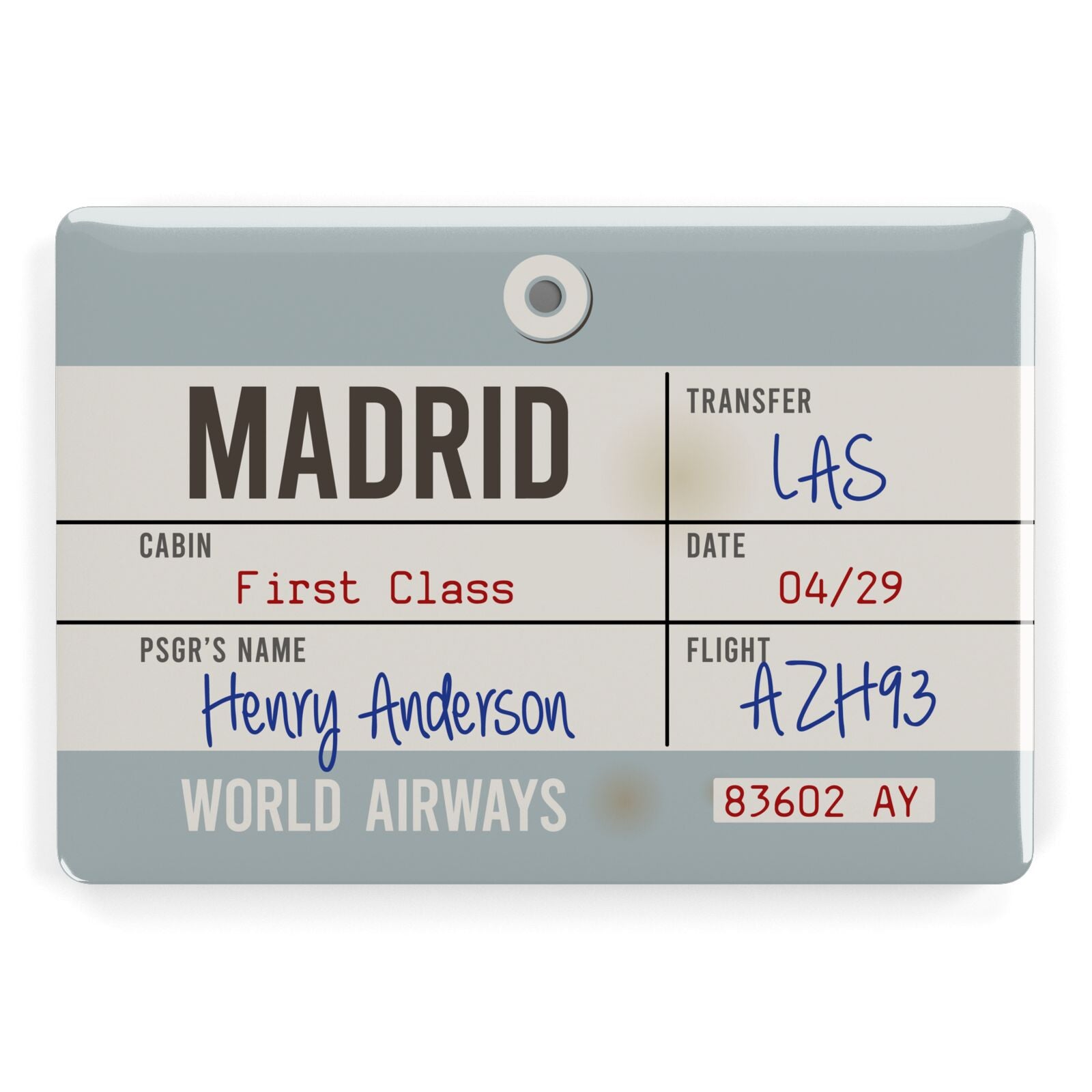 Baggage Tag Apple MacBook Case