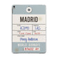 Baggage Tag Apple iPad Grey Case
