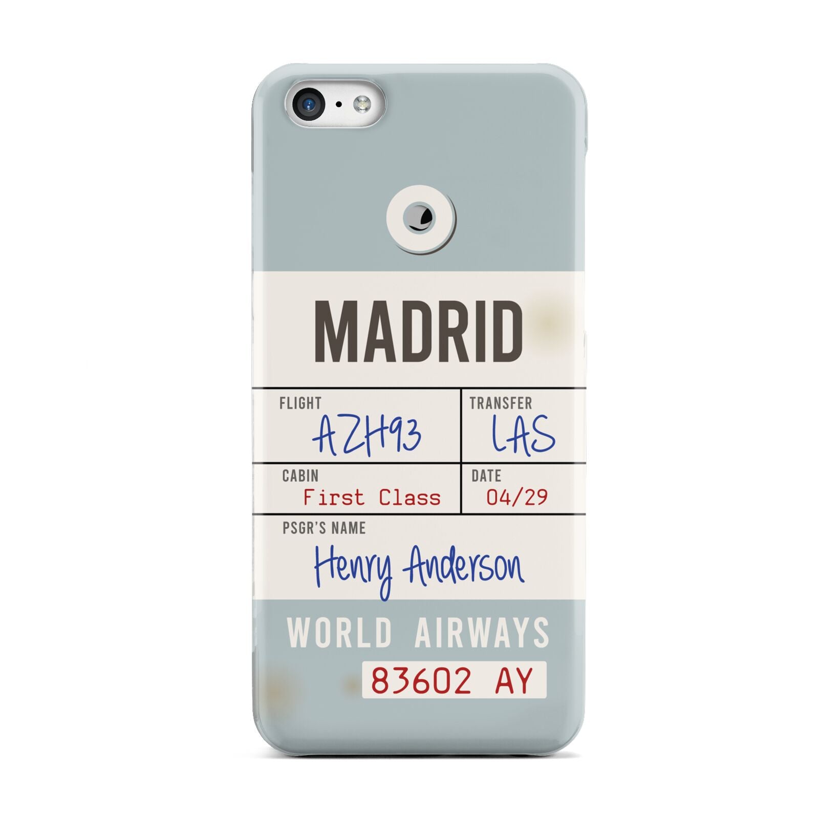 Baggage Tag Apple iPhone 5c Case