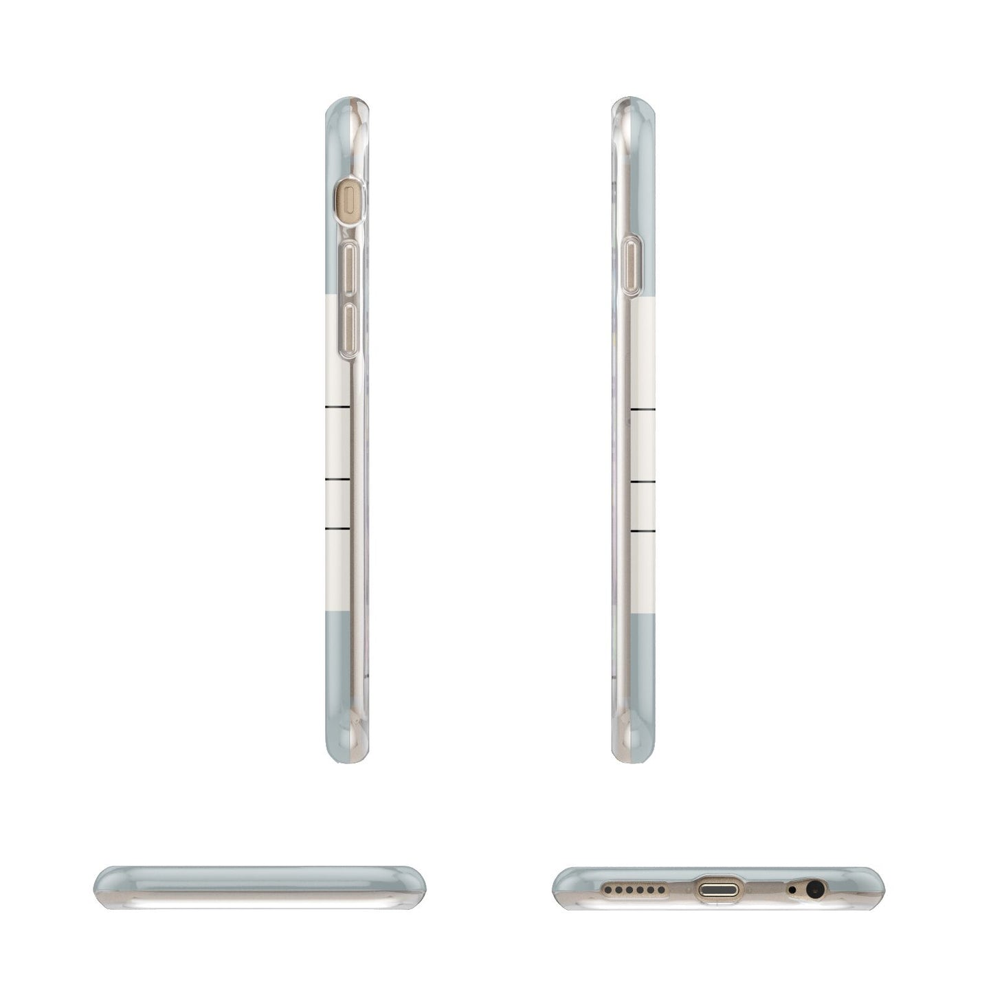 Baggage Tag Apple iPhone 6 3D Wrap Tough Case Alternative Image Angles