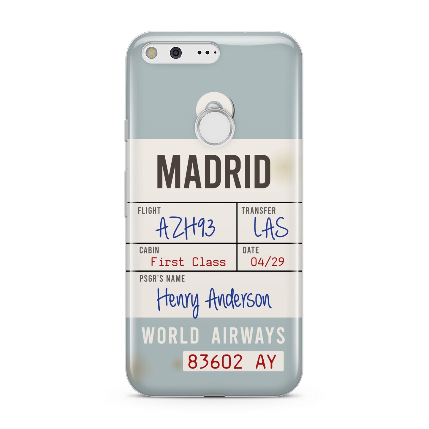 Baggage Tag Google Pixel Case