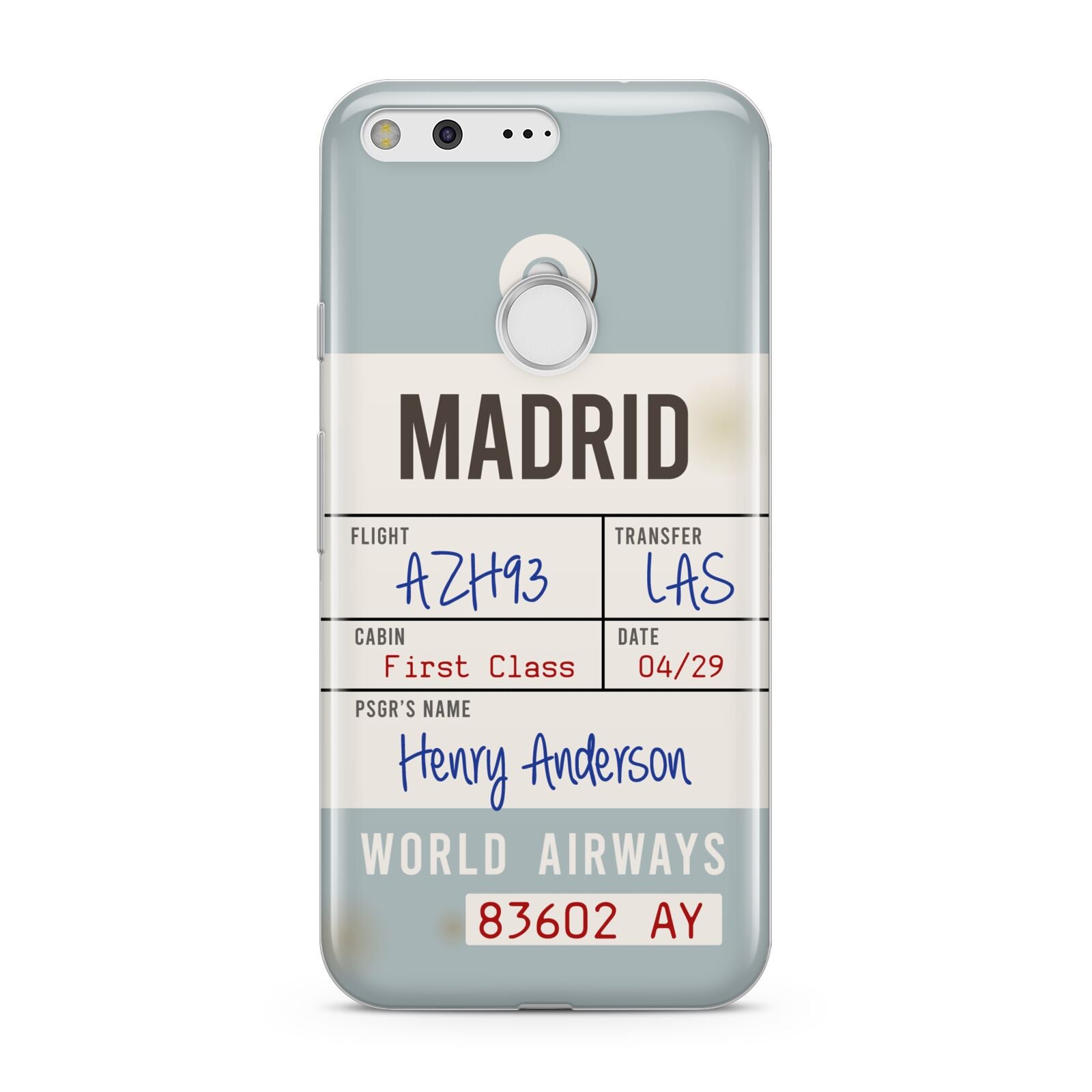 Baggage Tag Google Pixel Case