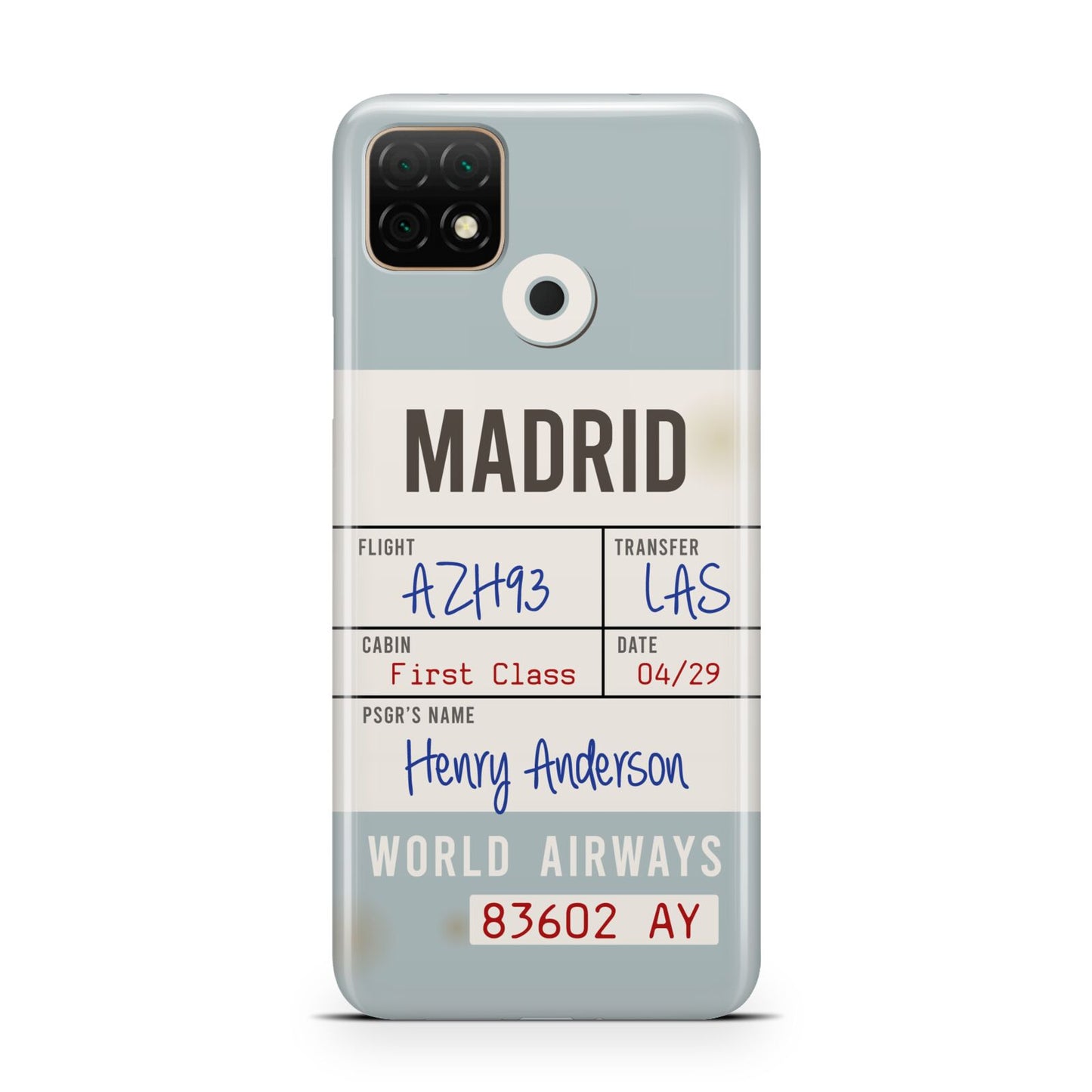 Baggage Tag Huawei Enjoy 20 Phone Case