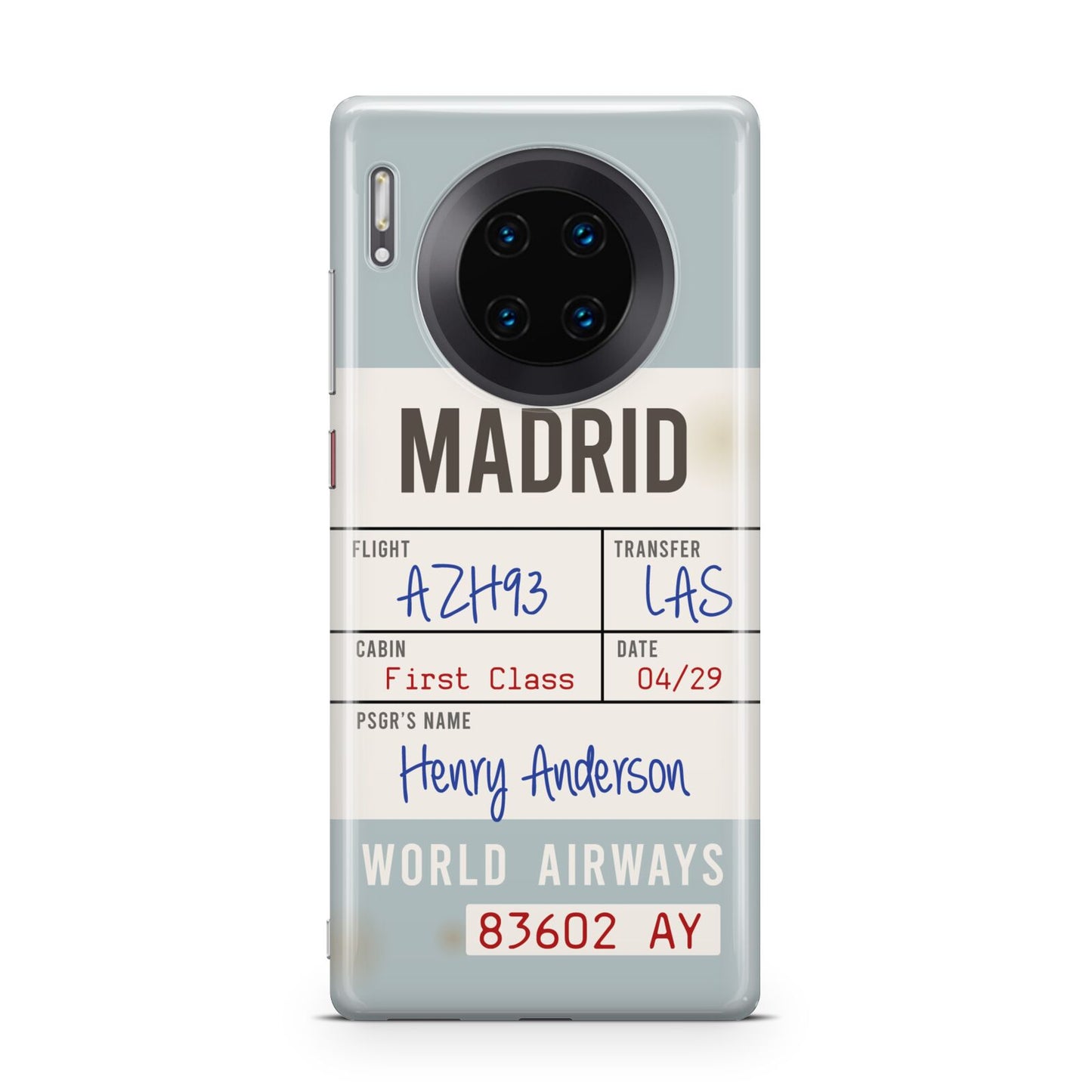 Baggage Tag Huawei Mate 30 Pro Phone Case