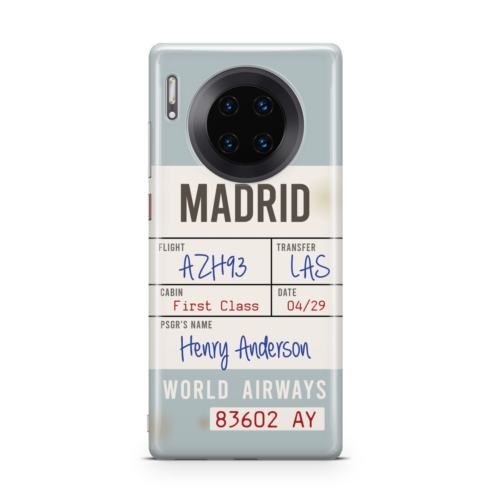 Baggage Tag Huawei Mate 30 Pro Phone Case