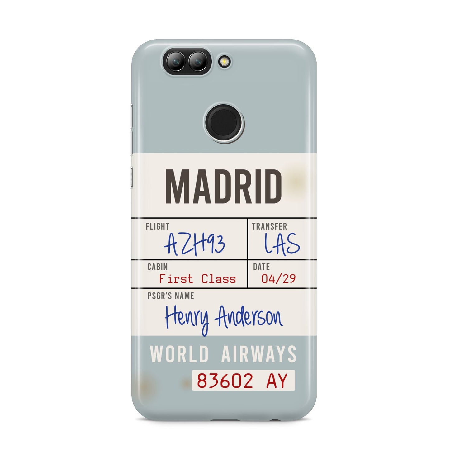 Baggage Tag Huawei Nova 2s Phone Case