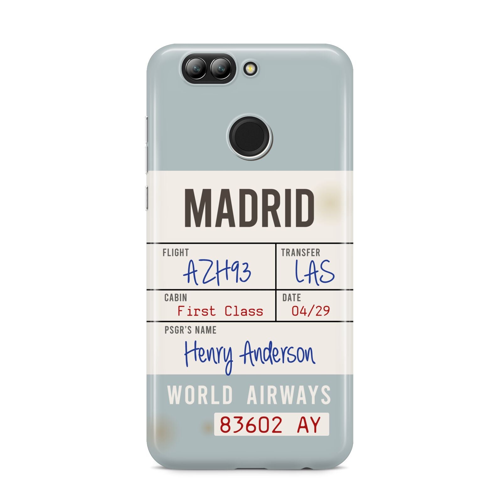 Baggage Tag Huawei Nova 2s Phone Case