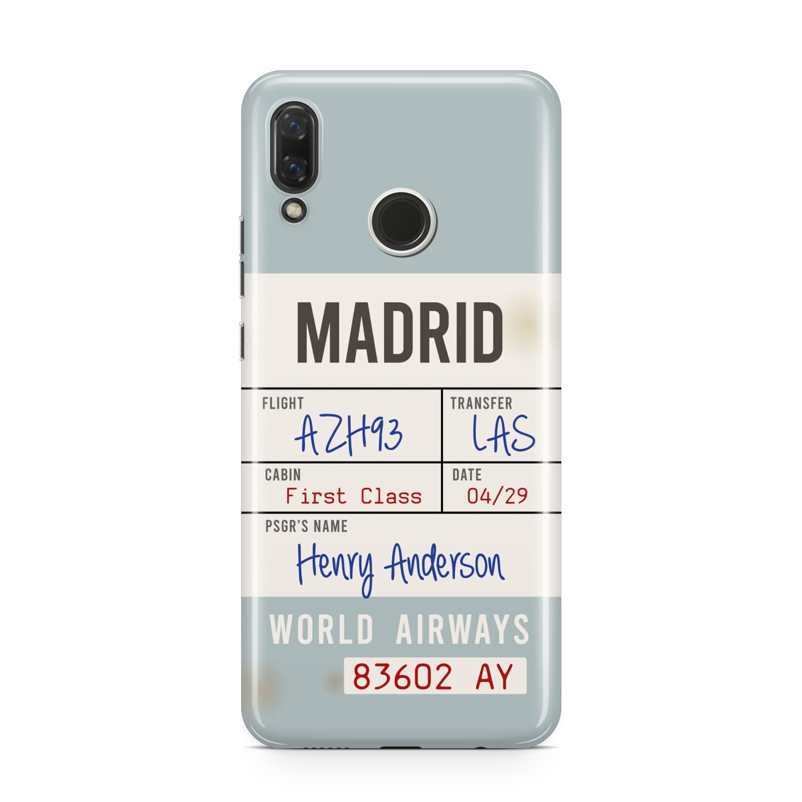 Baggage Tag Huawei Nova 3 Phone Case