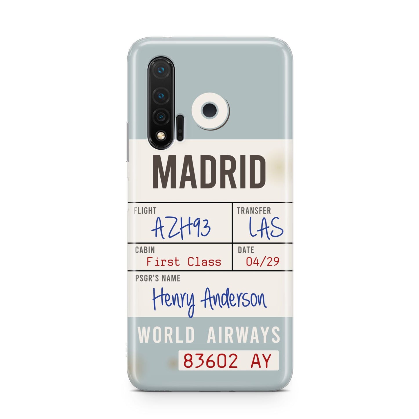 Baggage Tag Huawei Nova 6 Phone Case