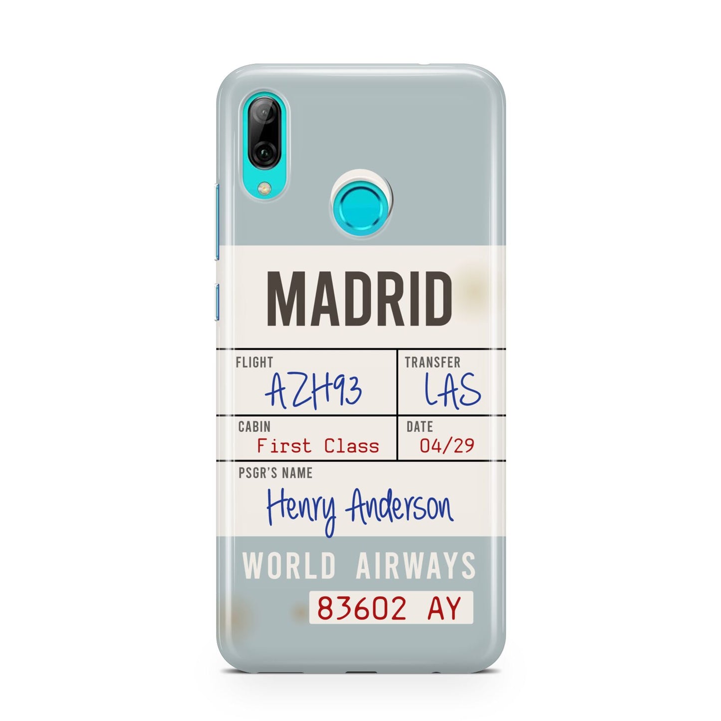 Baggage Tag Huawei P Smart 2019 Case