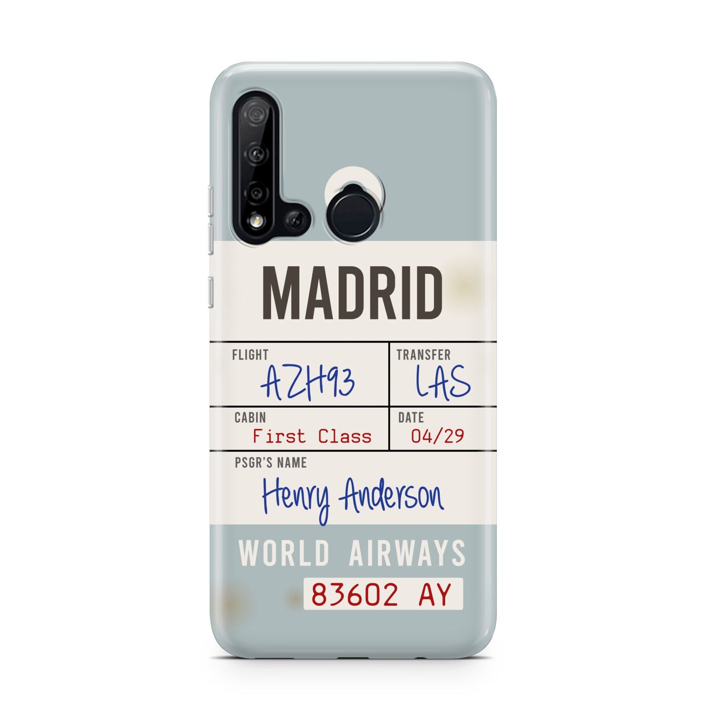 Baggage Tag Huawei P20 Lite 5G Phone Case